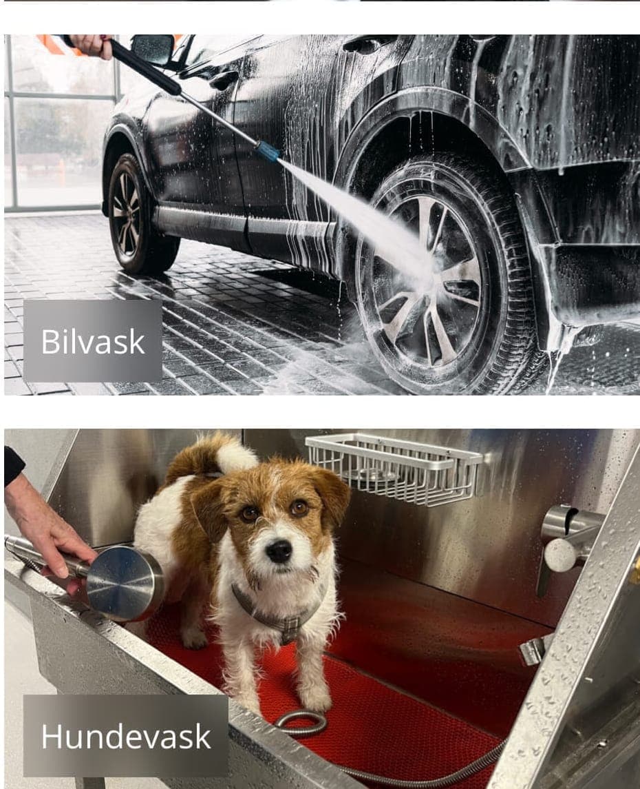 Bilvask Kr. 30,-/time. Hundevask gratis.