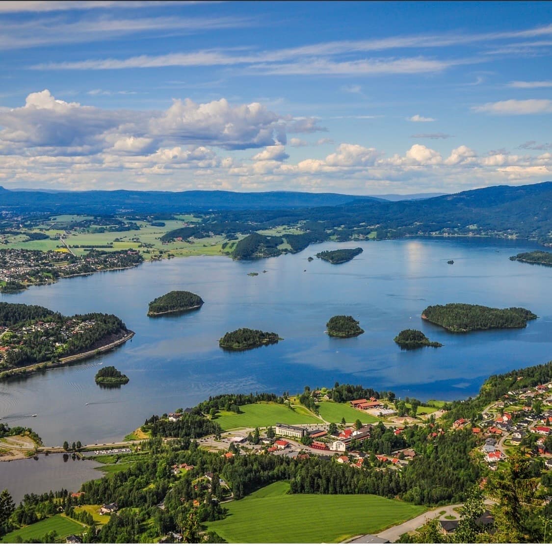 Så fredelig og vakkert, samtidig kort vei til både by og fjell